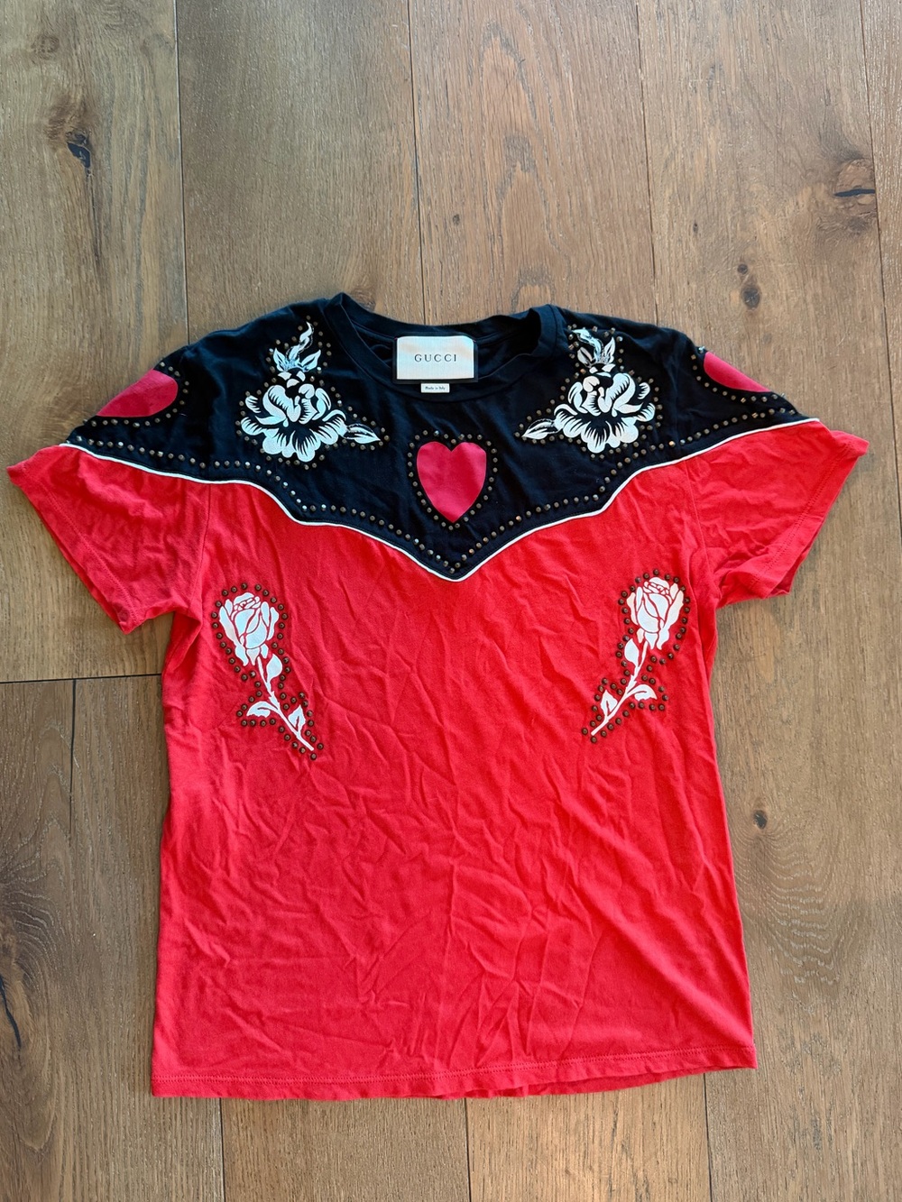 F/W 2017 Gucci Studded Western Top